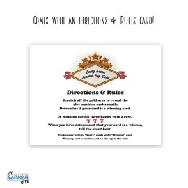 My Scratch Offs Slot Machine Casino Night Gambling Scratch-Off Game Cards Party Favors Business Promotions Customer Rewards 26 pk My Scratch Offs Slot Machine Casino Night Gambling Scratch-Off Game Cards Party Favors Business Promotions Customer Rewards 26 pk
