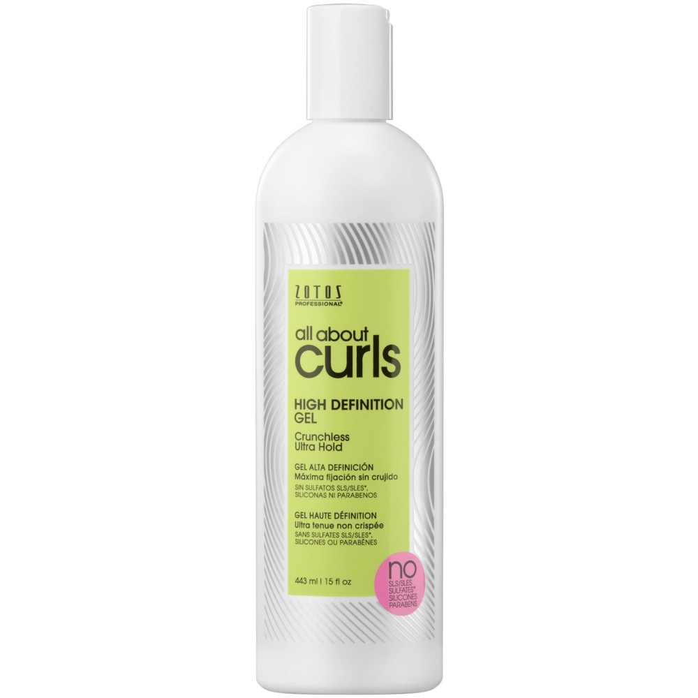ALL ABOUT CURLS High Definition Gel | For Curly Hair Styling | Alcohol-Free | Moisturize, Define & Enhance Texture | Reduce Frizz & Boost Shine | Crunchless Ultra Hold | Vegan, Paraben Free | 15 Fl Oz ALL ABOUT CURLS High Definition Gel | For Curly Hair Styling | Alcohol-Free | Moisturize, Define & Enhance Texture | Reduce Frizz & Boost Shine | Crunchless Ultra Hold | Vegan, Paraben Free | 15 Fl Oz
