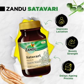 Zandu Satavari Capsules, with Natural Satavari Extracts, Useful for Women\'s Wellness - 60 Veg Capsules Zandu Satavari Capsules, with Natural Satavari Extracts, Useful for Women\'s Wellness - 60 Veg Capsules