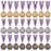 Favide 24 Pieces Gold Silver Bronze Award Medals-Winner Medals Gold Silver Bronze Prizes for Competitions, Party,Olympic Style, 2 Inches