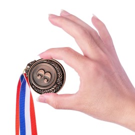 Favide 24 Pieces Gold Silver Bronze Award Medals-Winner Medals Gold Silver Bronze Prizes for Competitions, Party,Olympic Style, 2 Inches Favide 24 Pieces Gold Silver Bronze Award Medals-Winner Medals Gold Silver Bronze Prizes for Competitions, Party,Olympic Style, 2 Inches