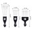 LEADUWAY Hair Picks - Black Metal Afro Combs for Hair Styling, Fist Pick for Women and Men