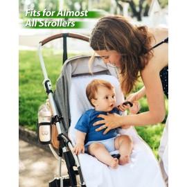 2 Pack Stroller Drink Holders, Universal Cup and Bottle Holder for Trolleys, Walkers and Bikes 2 Pack Stroller Drink Holders, Universal Cup and Bottle Holder for Trolleys, Walkers and Bikes