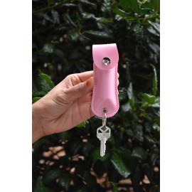 FIGHTSENSE Self Defense Pepper Spray - 1/2 oz Compact Size Maximum Strength Police Grade Formula Best Self Defense Tool for Women W/Leather Pouch Keychain (Pink) FIGHTSENSE Self Defense Pepper Spray - 1/2 oz Compact Size Maximum Strength Police Grade Formula Best Self Defense Tool for Women W/Leather Pouch Keychain (Pink)