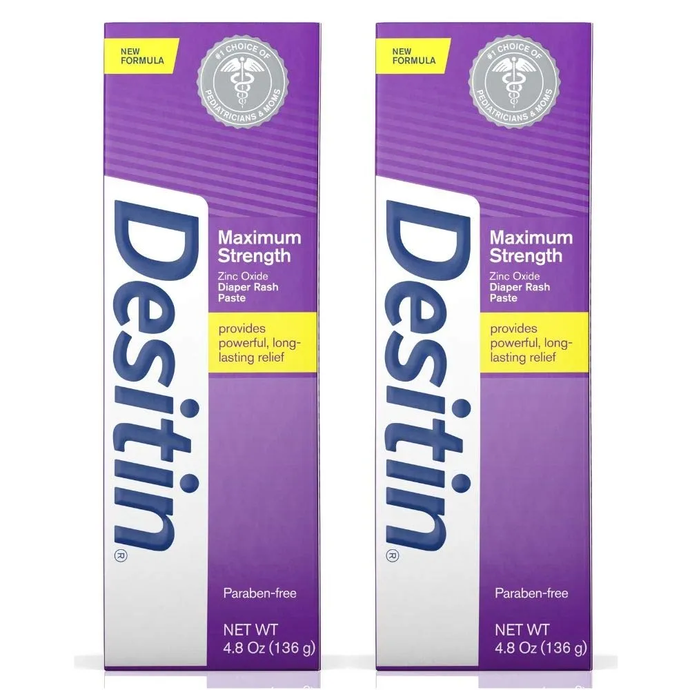 WSED Maximum Strength Baby Diaper Rash Cream with 40% Zinc Oxide for Diaper Rash Relief & Prevention (2 Pack) WSED Maximum Strength Baby Diaper Rash Cream with 40% Zinc Oxide for Diaper Rash Relief & Prevention (2 Pack)