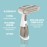Conair Handheld Garment Steamer for Clothes, Turbo ExtremeSteam 1875W, Portable Handheld Design, Strong Penetrating Steam, White / Champagne