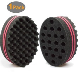 Hair Magic Twist Sponge: Two-Sided Dread Afro Coil Barber Tool for Curling and Waving Men\'s and Women\'s Long/Short Hair, 1 Pc Hair Magic Twist Sponge: Two-Sided Dread Afro Coil Barber Tool for Curling and Waving Men\'s and Women\'s Long/Short Hair, 1 Pc