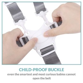 High Chair Straps, Replacement 5 Point Harness Straps Belt for Stroller High Chair Pram Buggy Children Kid High Chair Straps, Replacement 5 Point Harness Straps Belt for Stroller High Chair Pram Buggy Children Kid