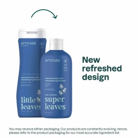ATTITUDE Shampoo and Body Wash for Kids, EWG Verified Hair and Body Cleanser, Dermatologically Tested Soap, Plant and Mineral Based Bath Products, Vegan, Blueberry, 16 Fl Oz ATTITUDE Shampoo and Body Wash for Kids, EWG Verified Hair and Body Cleanser, Dermatologically Tested Soap, Plant and Mineral Based Bath Products, Vegan, Blueberry, 16 Fl Oz