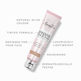 Loving Tan Deluxe Face Self Tanner, Medium - Streak Free, Natural, Professional Quality Sunless Tanning - 10+ Face Self Tanner Applications per Bottle, Cruelty Free, Naturally Derived DHA - 1.6 Fl Oz Loving Tan Deluxe Face Self Tanner, Medium - Streak Free, Natural, Professional Quality Sunless Tanning - 10+ Face Self Tanner Applications per Bottle, Cruelty Free, Naturally Derived DHA - 1.6 Fl Oz