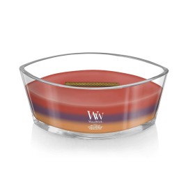 WoodWick Autumn Harvest Scented Ellipse Candle, Crackles as it Burns, Up to 50 hrs Burn time, Perfect for Gifting or Home dcor, 21oz