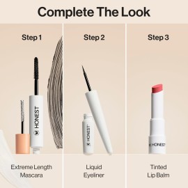 Honest Beauty Longlasting Liquid Eyeliner | Smudge + Flake Proof, Precise Application | Hypoallergenic, Vegan, + Cruelty Free | Black, 0.58 fl oz Honest Beauty Longlasting Liquid Eyeliner | Smudge + Flake Proof, Precise Application | Hypoallergenic, Vegan, + Cruelty Free | Black, 0.58 fl oz