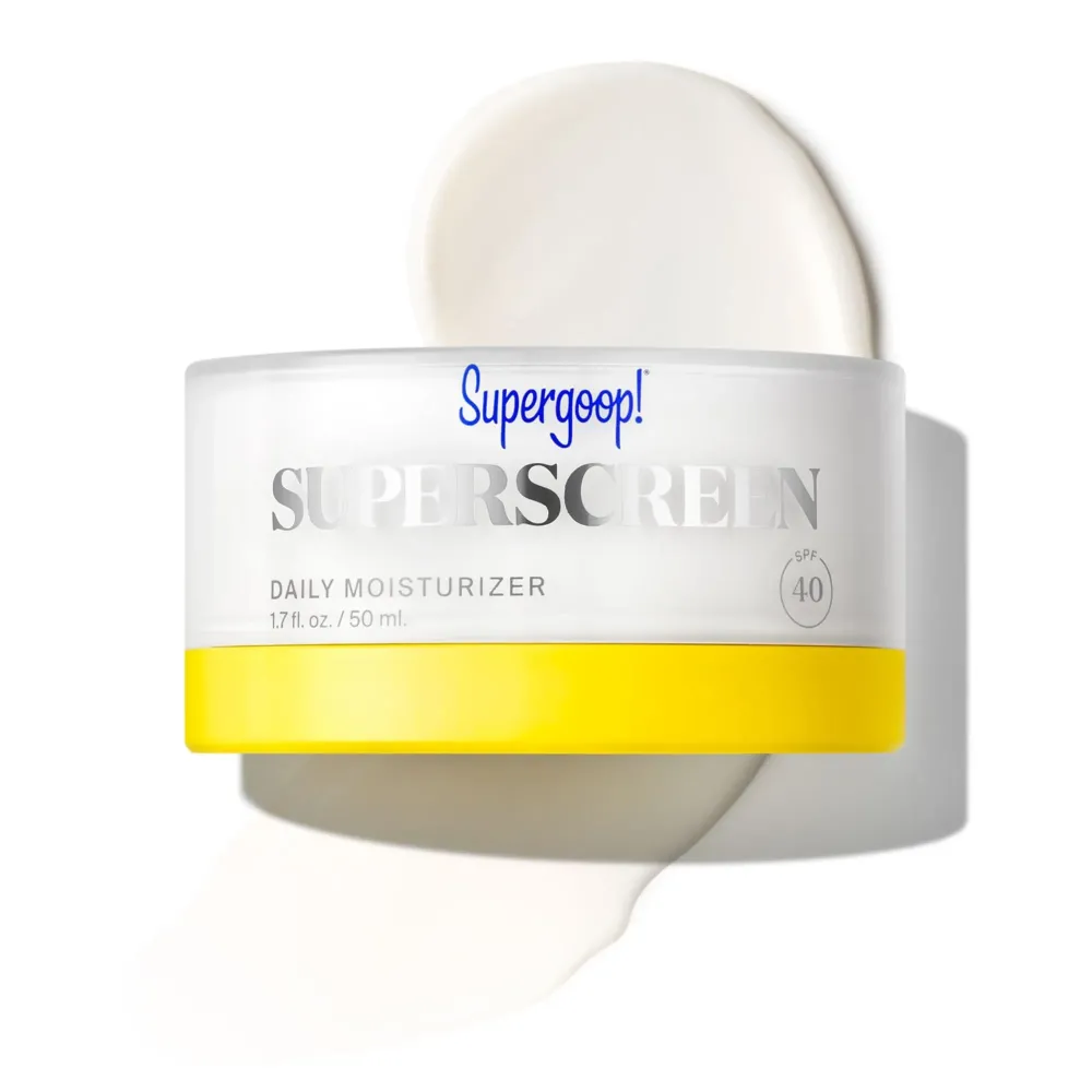 Supergoop! Superscreen - 1.7 fl oz - SPF 40 PA+++ Hydrating Daily Moisturizer Sunscreen - Protection from UV Rays + Helps Filter Pollution & Blue Light Supergoop! Superscreen - 1.7 fl oz - SPF 40 PA+++ Hydrating Daily Moisturizer Sunscreen - Protection from UV Rays + Helps Filter Pollution & Blue Light