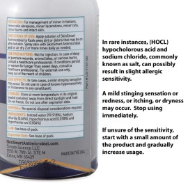 SkinSmart Antimicrobial Facial Cleanser for Breakouts, Targets Bacteria Linked to Acne with a Gentle Hypochlorous Acid Spray, Post Workout Miracle Solution for Adults and Teens, 8 Ounce Bottle SkinSmart Antimicrobial Facial Cleanser for Breakouts, Targets Bacteria Linked to Acne with a Gentle Hypochlorous Acid Spray, Post Workout Miracle Solution for Adults and Teens, 8 Ounce Bottle
