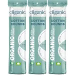 Cliganic Organic Cotton Rounds (300 Count) Makeup Remover Pads, Hypoallergenic, Lint-Free | 100% Pure Cotton (Packaging May Vary)