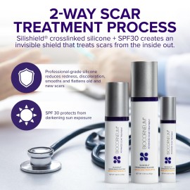 Advanced Scar Treatment with Silishield & SPF 30 50g - Made in the USA, Fast-Drying, Water-Resistant Silicone Scar Gel - Surgeon Recommended for New & Old Scars - Suitable for Children Over 6 Months Advanced Scar Treatment with Silishield & SPF 30 50g - Made in the USA, Fast-Drying, Water-Resistant Silicone Scar Gel - Surgeon Recommended for New & Old Scars - Suitable for Children Over 6 Months