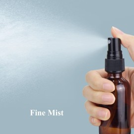Wedama Spray Bottle, 2 oz Fine Mist Glass Spray Bottles, Little Refillable Liquid Containers for Watering Flowers Cleaning (16 Pack, Amber) Wedama Spray Bottle, 2 oz Fine Mist Glass Spray Bottles, Little Refillable Liquid Containers for Watering Flowers Cleaning (16 Pack, Amber)