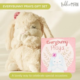 Tickle & Main Everybunny Prays - Praying Bunny Stuffed Animal - The Praying Musical Toy, Baptism & Christening Gifts for Girls, Babies & Toddlers on Easter & Christening (Pink, 7 in) Tickle & Main Everybunny Prays - Praying Bunny Stuffed Animal - The Praying Musical Toy, Baptism & Christening Gifts for Girls, Babies & Toddlers on Easter & Christening (Pink, 7 in)