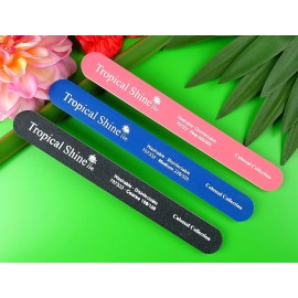 Tropical Shine 8.5 Inches Nail Files For Natural and Acrylic Nails. 3 pcs. Tropical Shine 8.5 Inches Nail Files For Natural and Acrylic Nails. 3 pcs.