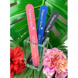 Tropical Shine 8.5 Inches Nail Files For Natural and Acrylic Nails. 3 pcs. Tropical Shine 8.5 Inches Nail Files For Natural and Acrylic Nails. 3 pcs.