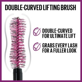 Maybelline The Falsies Lash Lift Washable Mascara Volumizing, Lengthening, Lifting, Curling, Multiplying, Eye Makeup, Blackest Black, 1 Count Maybelline The Falsies Lash Lift Washable Mascara Volumizing, Lengthening, Lifting, Curling, Multiplying, Eye Makeup, Blackest Black, 1 Count