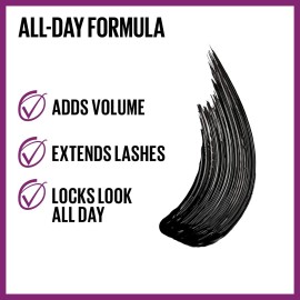 Maybelline The Falsies Lash Lift Washable Mascara Volumizing, Lengthening, Lifting, Curling, Multiplying, Eye Makeup, Blackest Black, 1 Count Maybelline The Falsies Lash Lift Washable Mascara Volumizing, Lengthening, Lifting, Curling, Multiplying, Eye Makeup, Blackest Black, 1 Count