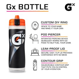 Gatorade Gx Bottle , Black, 30oz Gatorade Gx Bottle , Black, 30oz