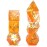 Cusdie 7-Piece Dice Set - Resin DND Dice with Yellow Leaf-Shaped Gold Foil Design, Perfect for Board Game Enthusiasts, Gifts, and Collectors(Fall Dice)