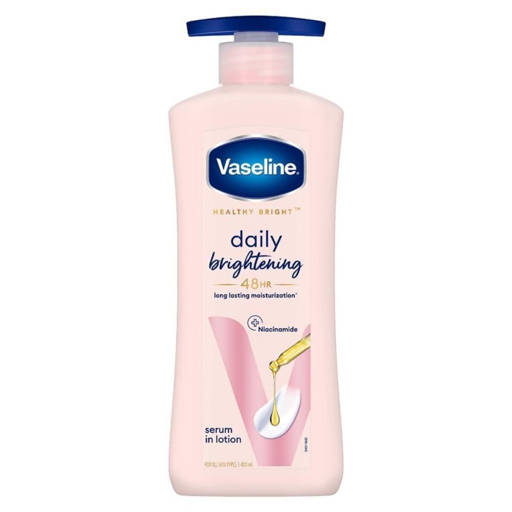 Vaseline Healthy Daily Lotion | With Vitamin b3 Triple Sunscreens | Body Lotion | 400ml (13.52 Fl Oz) Vaseline Healthy Daily Lotion | With Vitamin b3 Triple Sunscreens | Body Lotion | 400ml (13.52 Fl Oz)
