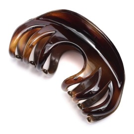 Youxuan 4 Inch Hair Claw for Women, Pretty Clip, Grip for Thick Hair, Coffee Youxuan 4 Inch Hair Claw for Women, Pretty Clip, Grip for Thick Hair, Coffee
