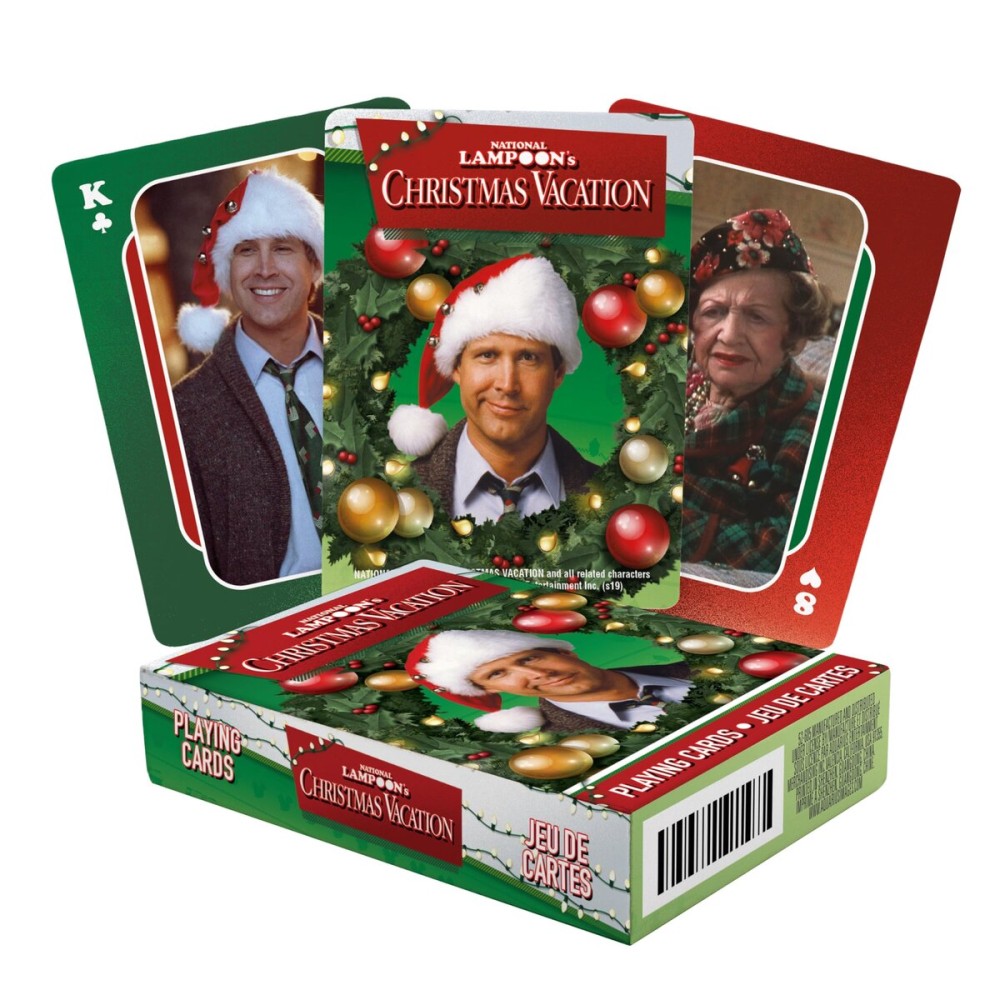 AQUARIUS Christmas Vacation Playing Cards - Themed Deck of Cards for Your Favorite Card Games - Officially Licensed National Lampoon Merchandise & Collectibles AQUARIUS Christmas Vacation Playing Cards - Themed Deck of Cards for Your Favorite Card Games - Officially Licensed National Lampoon Merchandise & Collectibles