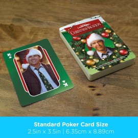 AQUARIUS Christmas Vacation Playing Cards - Themed Deck of Cards for Your Favorite Card Games - Officially Licensed National Lampoon Merchandise & Collectibles AQUARIUS Christmas Vacation Playing Cards - Themed Deck of Cards for Your Favorite Card Games - Officially Licensed National Lampoon Merchandise & Collectibles