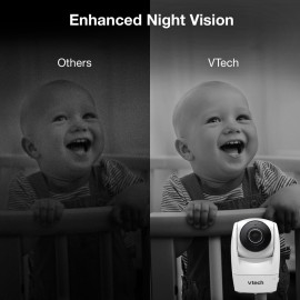 VTech Upgraded Smart WiFi Baby Monitor VM901, 5-inch 720p Display, 1080p Camera, HD NightVision, Fully Remote Pan Tilt Zoom, 2-Way Talk, Free Smart Phone App, Works with iOS, Android VTech Upgraded Smart WiFi Baby Monitor VM901, 5-inch 720p Display, 1080p Camera, HD NightVision, Fully Remote Pan Tilt Zoom, 2-Way Talk, Free Smart Phone App, Works with iOS, Android