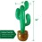 GiftExpress 2 Pack Inflatable 36 Cactus Prop Dcor for Mexicano Fiesta Theme Party Decorations, Cinco De Mayo Prop, Hawaiian Pool Party, Desert Western Cowboy Theme Party (36 - 2 Pack)