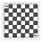 Bobby Fischer Tournament Roll Up Travel Chess Board - 20 inches - Mousepad Style with Gray Squares by WE Games