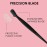 Japonesque Brow Touch Up Razors with Ultra-Sharp Stainless Steel Blades, for Removal of Unwanted Facial Hair and Peach Fuzz, Protective Blade Cover for Safe Storage Included