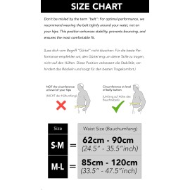 Fitgriff Running Belt for Men & Women - Secure Jogging Pouch for Phone, Keys & Essentials - For All Cell Phones (Black, 24.5 - 35.5 Waist Size) Fitgriff Running Belt for Men & Women - Secure Jogging Pouch for Phone, Keys & Essentials - For All Cell Phones (Black, 24.5 - 35.5 Waist Size)