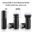 Falliny Retractable Kabuki Makeup Brush, Travel Face Blush Brush, Portable Powder Foundation Sunscreen Brush with Cover for Blush, Bronzer, Buffing, Highlighter Flawless Powder Cosmetics