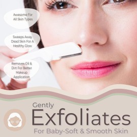 Dermaplaning Tool (9 Count) - Easy to Use Dermaplane Razor for Face - Practical Hair Remover Blade for Eyebrows and Peach Fuzz - Facial Shaver for Women That Helps Exfoliate and Smooth the Skin Dermaplaning Tool (9 Count) - Easy to Use Dermaplane Razor for Face - Practical Hair Remover Blade for Eyebrows and Peach Fuzz - Facial Shaver for Women That Helps Exfoliate and Smooth the Skin