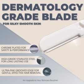 Dermaplaning Tool (9 Count) - Easy to Use Dermaplane Razor for Face - Practical Hair Remover Blade for Eyebrows and Peach Fuzz - Facial Shaver for Women That Helps Exfoliate and Smooth the Skin Dermaplaning Tool (9 Count) - Easy to Use Dermaplane Razor for Face - Practical Hair Remover Blade for Eyebrows and Peach Fuzz - Facial Shaver for Women That Helps Exfoliate and Smooth the Skin