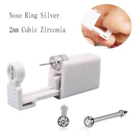 Nose Piercing Kit, Nose Pierce Kit Nose Piercing Gun Self Nose Piercing Gun Kit Nose Piercing Gun Kit Tool (White) Nose Piercing Kit, Nose Pierce Kit Nose Piercing Gun Self Nose Piercing Gun Kit Nose Piercing Gun Kit Tool (White)
