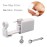 Nose Piercing Kit, Nose Pierce Kit Nose Piercing Gun Self Nose Piercing Gun Kit Nose Piercing Gun Kit Tool (White)
