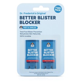 Dr. Frederick\'s Original Better Blister Blocker - 0.9 oz - 2 Sticks - Anti-Chafing Stick - Anti Friction Balm for Blister Prevention - Great for Travel, Walks, Runs, Theme Parks, and Comfort