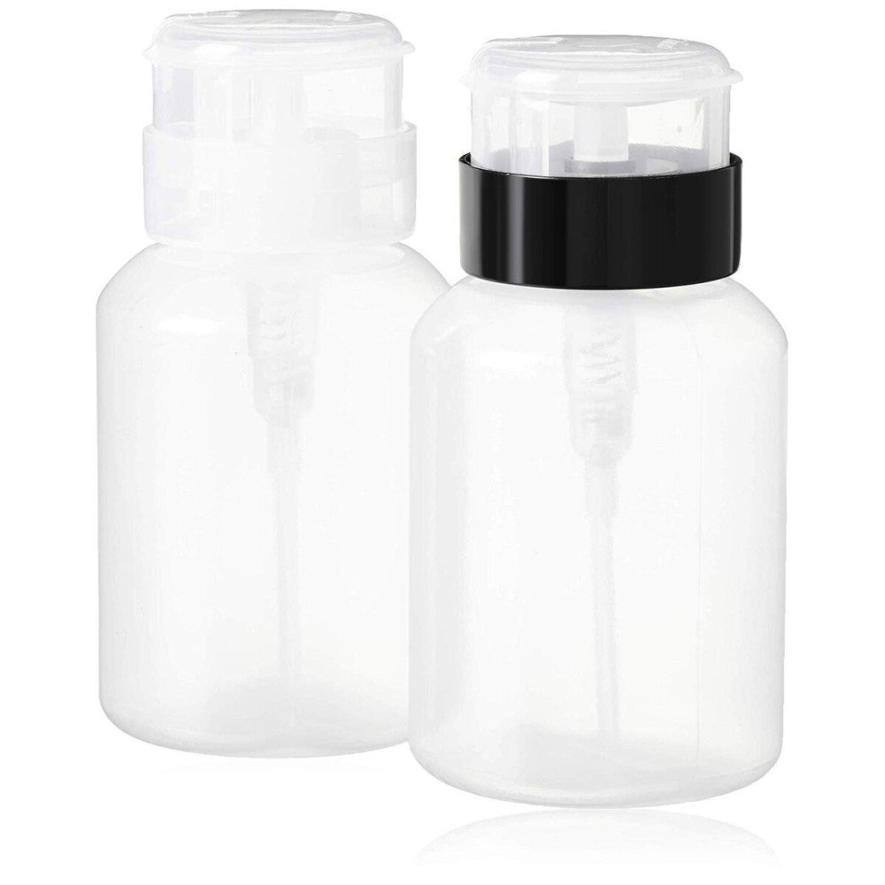 Nail Polish Remover Pump, YAMYONE 2 Pack Acetone Pump Dispenser, Alcohol Dispenser Push Down Empty Lockable Pump Dispenser Bottle for Nail Polish and Makeup Remover, 200ml(6.8oz) Nail Polish Remover Pump, YAMYONE 2 Pack Acetone Pump Dispenser, Alcohol Dispenser Push Down Empty Lockable Pump Dispenser Bottle for Nail Polish and Makeup Remover, 200ml(6.8oz)