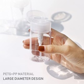 Nail Polish Remover Pump, YAMYONE 2 Pack Acetone Pump Dispenser, Alcohol Dispenser Push Down Empty Lockable Pump Dispenser Bottle for Nail Polish and Makeup Remover, 200ml(6.8oz) Nail Polish Remover Pump, YAMYONE 2 Pack Acetone Pump Dispenser, Alcohol Dispenser Push Down Empty Lockable Pump Dispenser Bottle for Nail Polish and Makeup Remover, 200ml(6.8oz)
