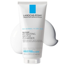 La Roche-Posay Toleriane Hydrating Gentle Facial Cleanser, Daily Face Wash with Ceramide and Niacinamide for Normal to Dry Sensitive Skin, Oil-Free, Fragrance Free La Roche-Posay Toleriane Hydrating Gentle Facial Cleanser, Daily Face Wash with Ceramide and Niacinamide for Normal to Dry Sensitive Skin, Oil-Free, Fragrance Free