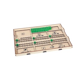 The Broken Token Single Player Tray - Wooden Game Organizer Compatible with Terraforming Mars
