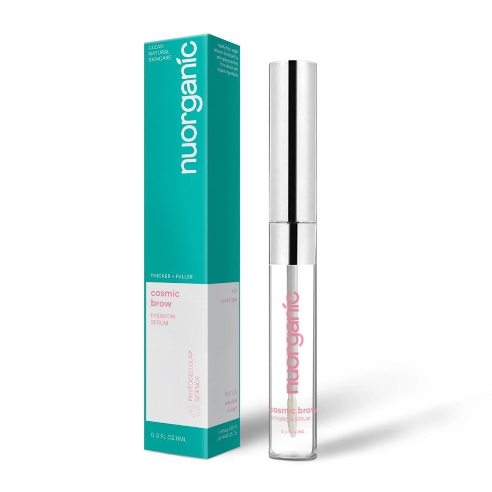 Nuorganic Clinically Proven Eyebrow Growth Serum for Women & Men - 8ml Natural Eyebrow Serum for Growth and Thickness | Vegan & Cruelty-Free Brow serum to Grow Brows in 30 Days Nuorganic Clinically Proven Eyebrow Growth Serum for Women & Men - 8ml Natural Eyebrow Serum for Growth and Thickness | Vegan & Cruelty-Free Brow serum to Grow Brows in 30 Days