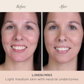 PUR Beauty 4-in-1 Pressed Mineral Makeup Powder Foundation with SPF 15 - Concealer & Finishing Compact Pressed Powder for Face - Buildable Medium to Full Coverage Foundation Powder (Linen) PUR Beauty 4-in-1 Pressed Mineral Makeup Powder Foundation with SPF 15 - Concealer & Finishing Compact Pressed Powder for Face - Buildable Medium to Full Coverage Foundation Powder (Linen)