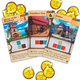 AEG Tiny Towns: Fortune Expansion | Adds New Buildings, Introduces Money | Clever use of Limited Resources Determines Success | 1-6 Players | Ages 14+